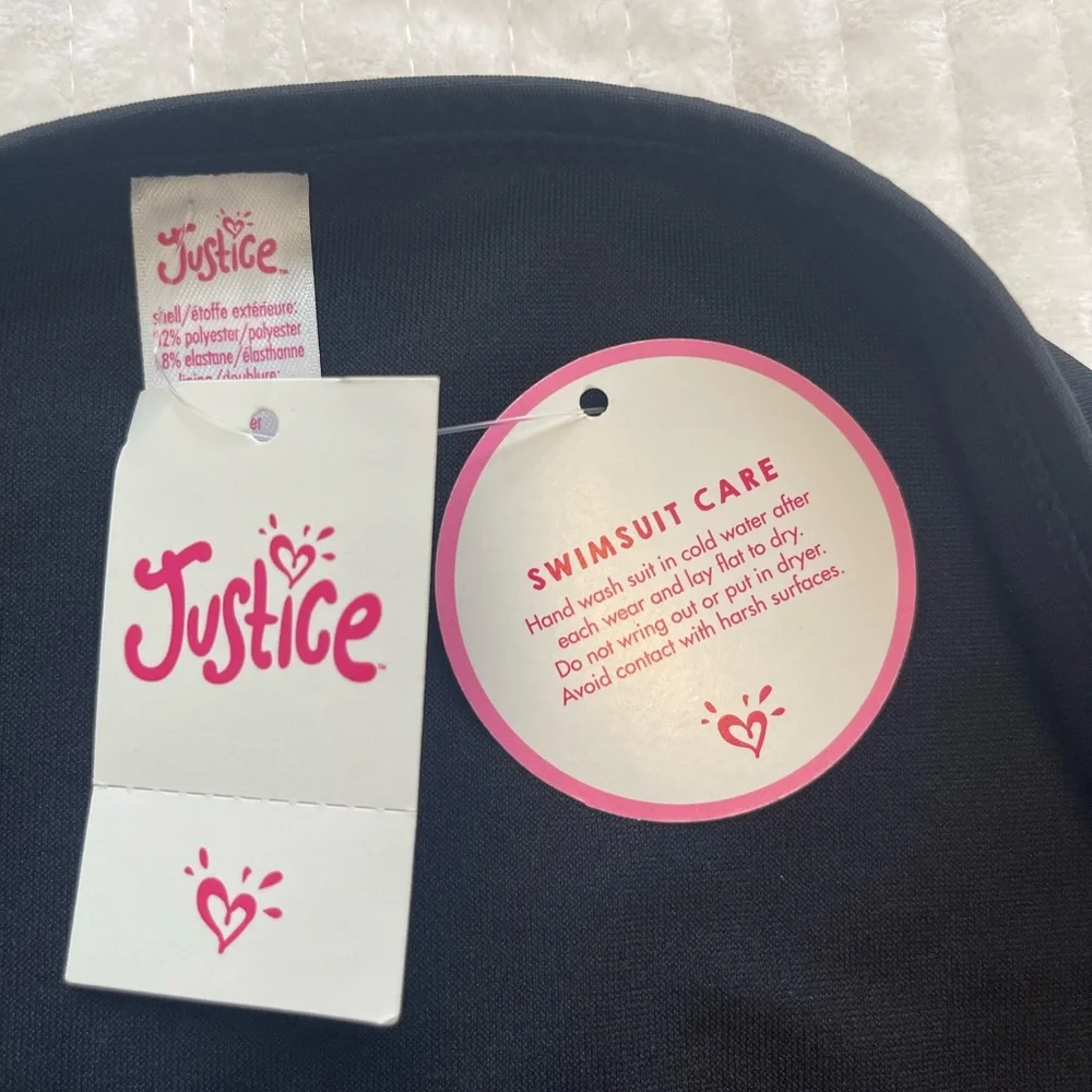 Justice High Waisted Bikini Bottoms | Size 20